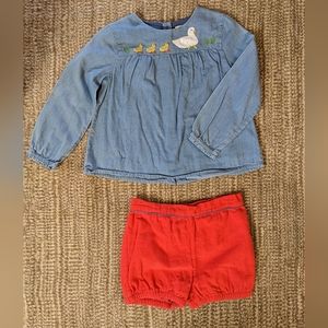 Baby Boden Outfit Set, size 2-3yr